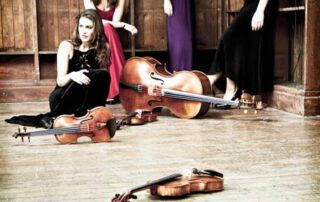 Female String Quartet London Grazioso Strings | Female String Quartet to Hire from Atrium Entertainment Agency