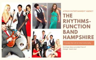 Rythms Party Band Hampshire | Bands for Weddings Hampshire Party Band Hampshire | The Rhythms Party Band based Hampshire | Book The Rhythms for your Wedding at Atrium Entertainment Agency