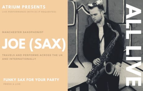 Saxophonist for hire Manchester | Joe plays Sax Manchester Live Saxophonist Manchester | Saxophonist for hire Manchester | Joe plays Sax is a Saxophonist based Manchester
